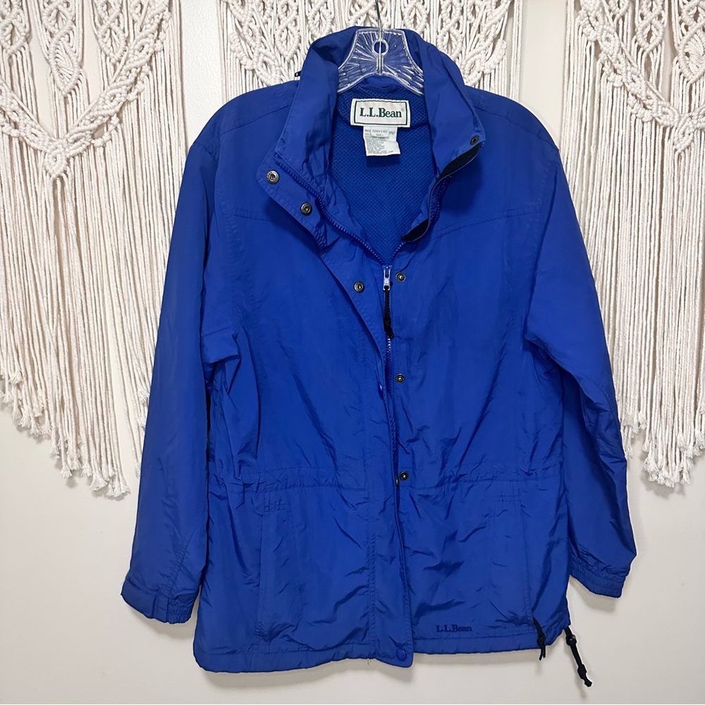 L.L. Bean Vintage Women's Blue Windbreaker
